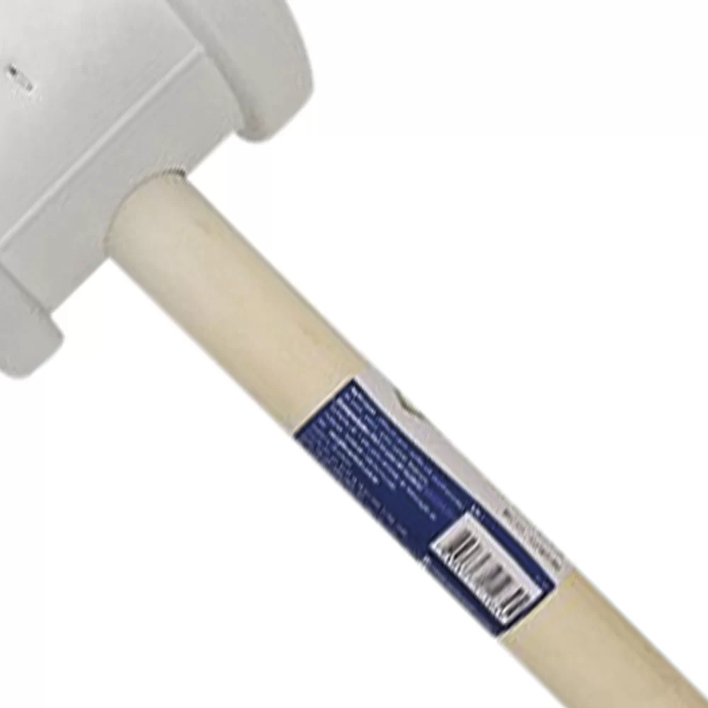 Martelo Borracha 80mm Branco 7877 Brasfort